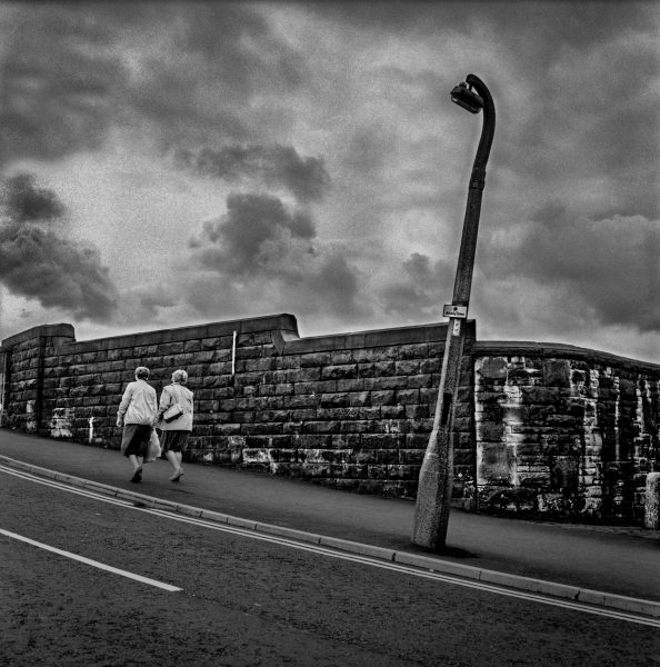 Road off Higher Eanham leading to the famous Tommy Ball's shoe shop, Blackburn