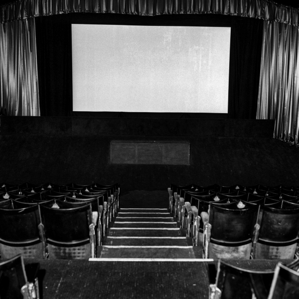 Inside Former Classic Cinema, Blackburn - showing auditorium