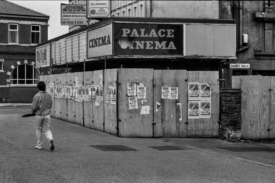 Outside Former Palace Cinema prior to demolition - Blackburn - A Town and its People by Christopher John Ball