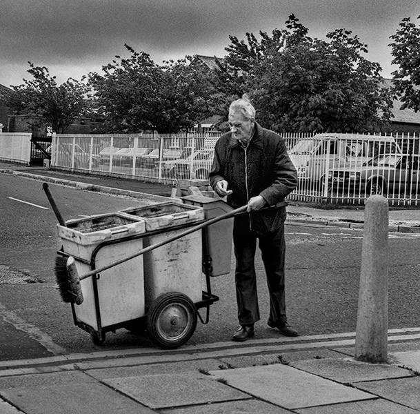 Street Cleaner in Mill Hill Blackburn A Town and its People by