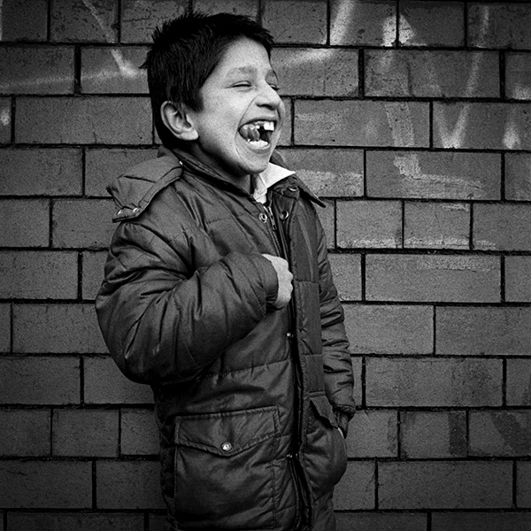 Young boy at Brookhouse Community Centre - Blackburn - A Town and its People by Christopher John Ball