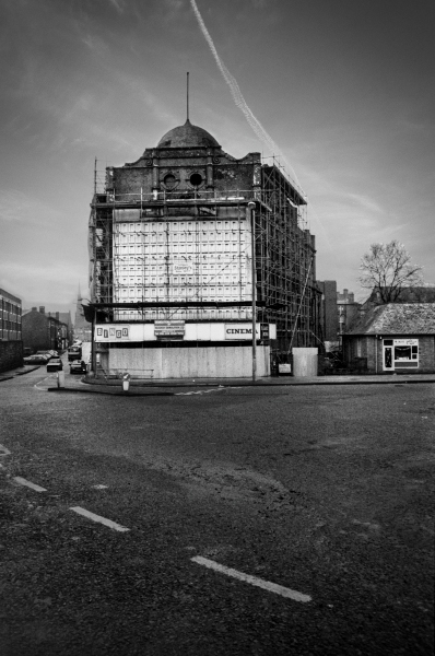 Outside Former Palace Cinema during demolition - Blackburn - A Town and its People by Christopher John Ball