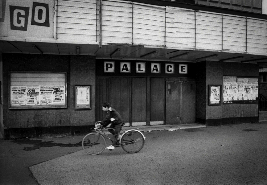Outside Former Palace Cinema prior to demolition - Blackburn - A Town and its People by Christopher John Ball