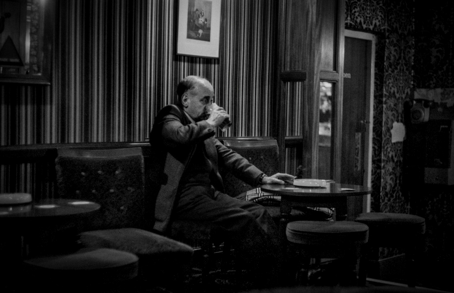 Man in Borough Arms Pub Man in Borough Arms Pub - Blackburn a Town and its People Photographic Study