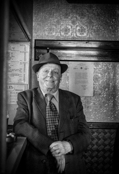 Man in Mill Hill Pub Man in Mill Hill Pub - Blackburn a Town and its People Photographic Study