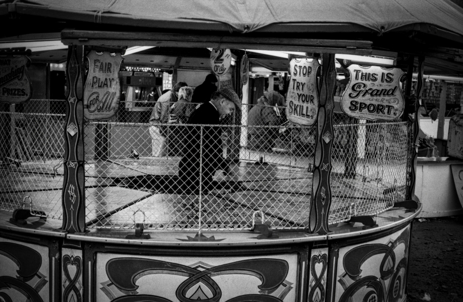 Try Your Skill Stall At Blackburn Easter Fair, Blackburn Try Your Skill Stall At The Easter Fair - Blackburn a Town and its People Photographic Study