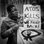 Demonstration by disabled people and carers outside ATOS offices, London 19th February 2014 - Photographs by Christopher John Ball