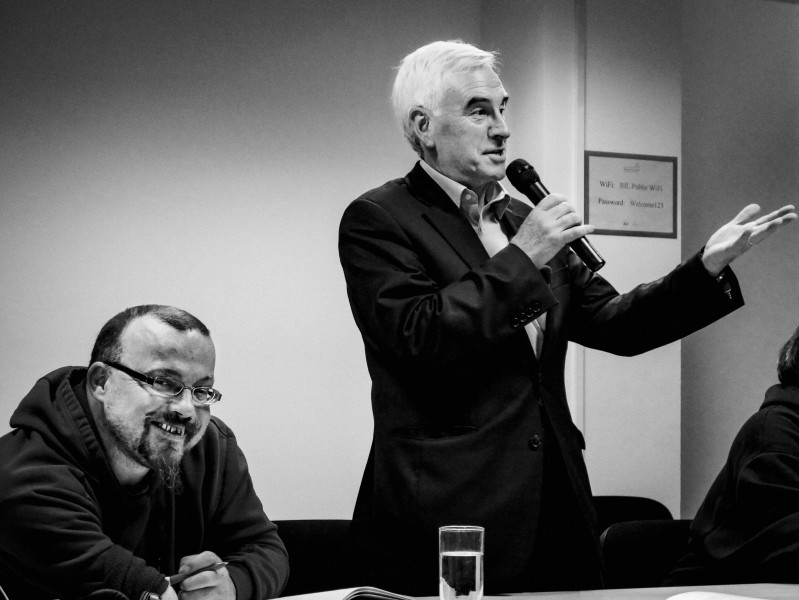 John McDonnell MP, Shadow Chancellor - DPAC Conference on ‘Disabled Peoples’ Resistance: Building Beyond Borders’ - 10th Sept 2016, London - Photographs by Christopher John Ball John McDonnell MP, Shadow Chancellor - DPAC Conference on ‘Disabled Peoples’ Resistance: Building Beyond Borders’ - 10th Sept 2016, London - Photographs by Christopher John Ball
