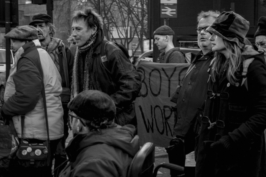 Boycott Workfare, DPAC and Mental Health Resistance Network - 4 March 2016 Road Block, Old Street, London - Photographs by Christopher John Ball Boycott Workfare, DPAC and Mental Health Resistance Network - 4 March 2016 Road Block, Old Street, London - Photographs by Christopher John Ball