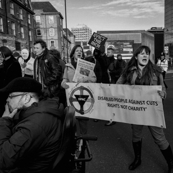 Boycott Workfare, DPAC and Mental Health Resistance Network - 4 March 2016 Road Block, Old Street, London - Photographs by Christopher John Ball Boycott Workfare, DPAC and Mental Health Resistance Network - 4 March 2016 Road Block, Old Street, London - Photographs by Christopher John Ball