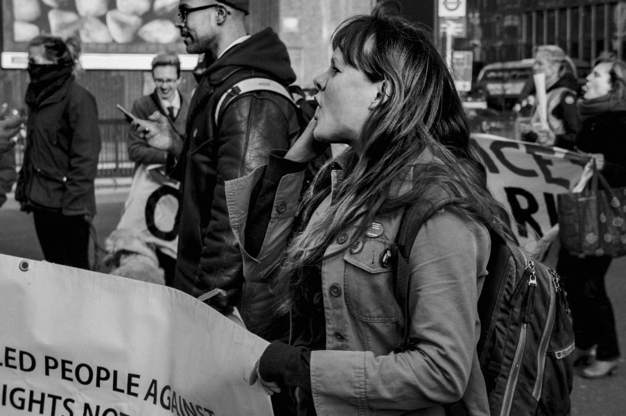 Boycott Workfare, DPAC and Mental Health Resistance Network - 4 March 2016 Road Block, Old Street, London - Photographs by Christopher John Ball Boycott Workfare, DPAC and Mental Health Resistance Network - 4 March 2016 Road Block, Old Street, London - Photographs by Christopher John Ball