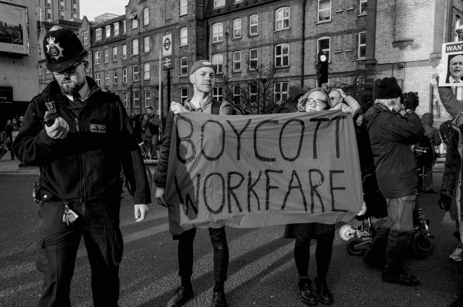Boycott Workfare, DPAC and Mental Health Resistance Network - 4 March 2016 Road Block, Old Street, London - Photographs by Christopher John Ball Boycott Workfare, DPAC and Mental Health Resistance Network - 4 March 2016 Road Block, Old Street, London - Photographs by Christopher John Ball