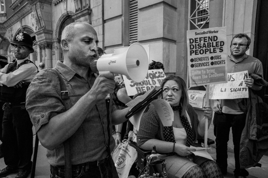 DPAC demonstration outside Department for Education, London. 4th September 2013 DPAC demonstration outside Department for Education, London. 4th September 2013