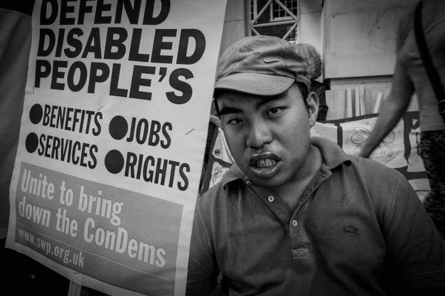 DPAC demonstration outside Department for Education, London. 4th September 2013 DPAC demonstration outside Department for Education, London. 4th September 2013