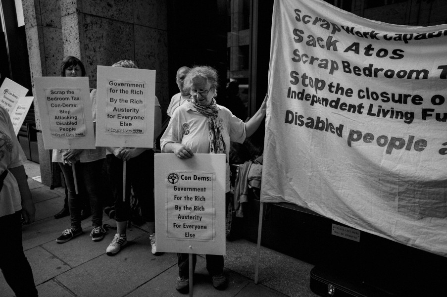 DPAC demonstration outside Department for Work and Pensions, London. 4th September 2013 Photographs by Christopher John Ball DPAC demonstration outside Department for Work and Pensions, London. 4th September 2013 Photographs by Christopher John Ball