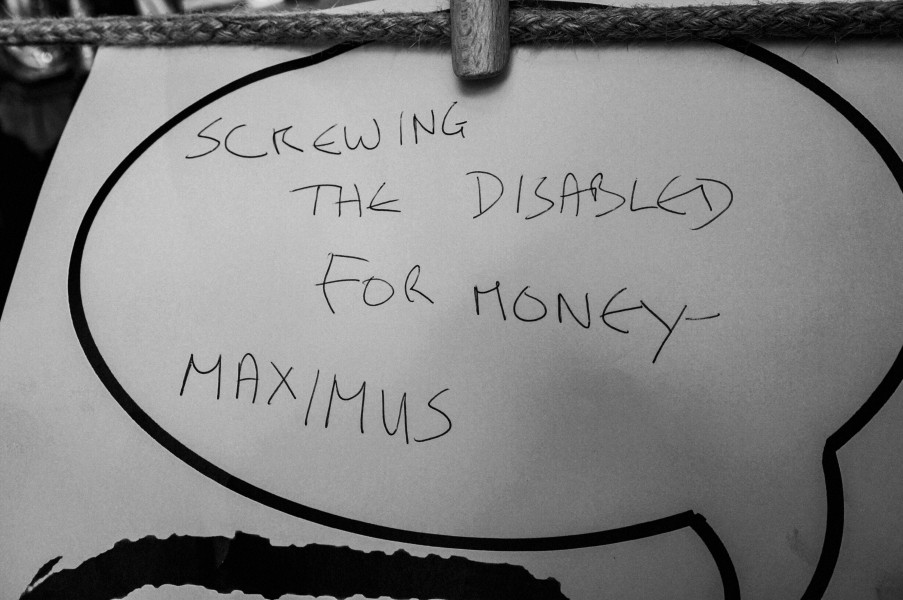 DPAC - Demonstration at Maximus Offices, London 2nd March 2015 Photographs by Christopher John Ball DPAC - Demonstration at Maximus Offices, London 2nd March 2015 Photographs by Christopher John Ball