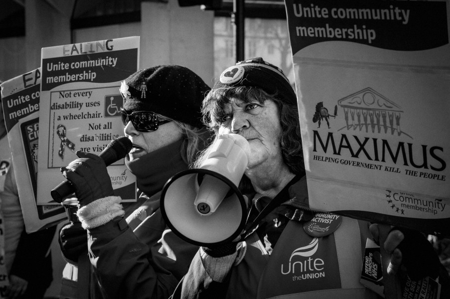 DPAC - Demonstration at Maximus Offices, London 2nd March 2015 Photographs by Christopher John Ball DPAC - Demonstration at Maximus Offices, London 2nd March 2015 Photographs by Christopher John Ball