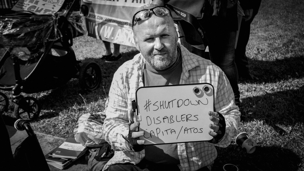 DPAC - PIP Fightback. Day of Action Against PIP. 13th July 2013, London. Part Three - Outside House of Commons, College Green. Photographs by Christopher John Ball DPAC - PIP Fightback. Day of Action Against PIP. 13th July 2013, London. Part Three - Outside House of Commons, College Green. Photographs by Christopher John Ball