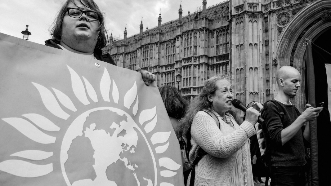 DPAC - PIP Fightback. Day of Action Against PIP. 13th July 2013, London. Part Three - Outside House of Commons, College Green. Photographs by Christopher John Ball