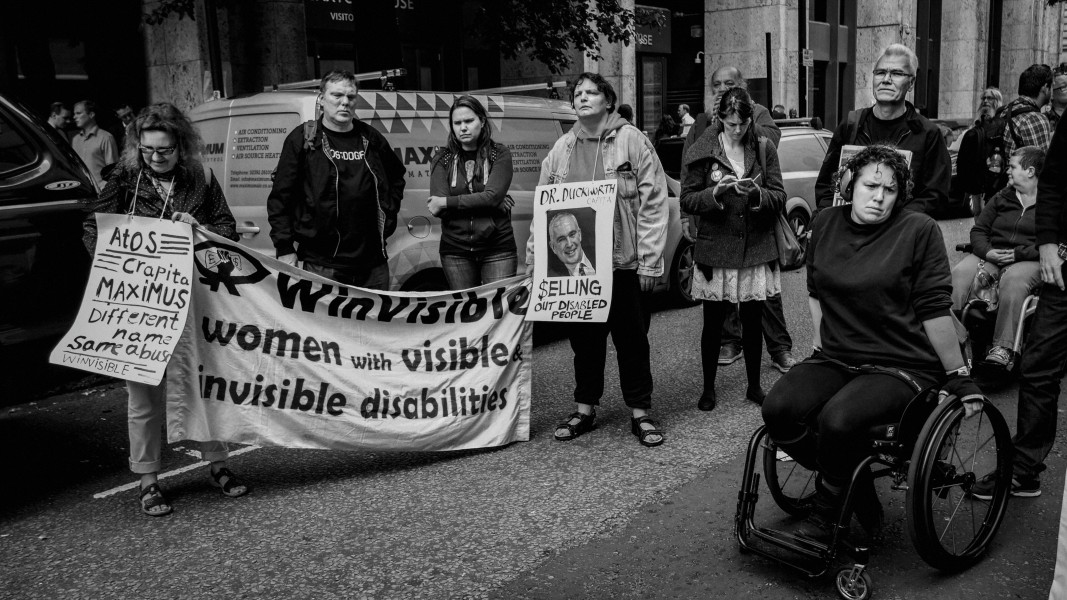 DPAC - PIP Fightback. Day of Action Against PIP. 13th July 2013, London. Part Two - Outside DWP Offices. Photographs by Christopher John Ball DPAC - PIP Fightback. Day of Action Against PIP. 13th July 2013, London. Part Two - Outside DWP Offices. Photographs by Christopher John Ball