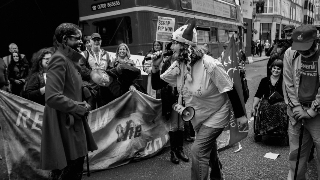 DPAC - PIP Fightback. Day of Action Against PIP. 13th July 2013, London. Part Two - Outside DWP Offices. Photographs by Christopher John Ball DPAC - PIP Fightback. Day of Action Against PIP. 13th July 2013, London. Part Two - Outside DWP Offices. Photographs by Christopher John Ball