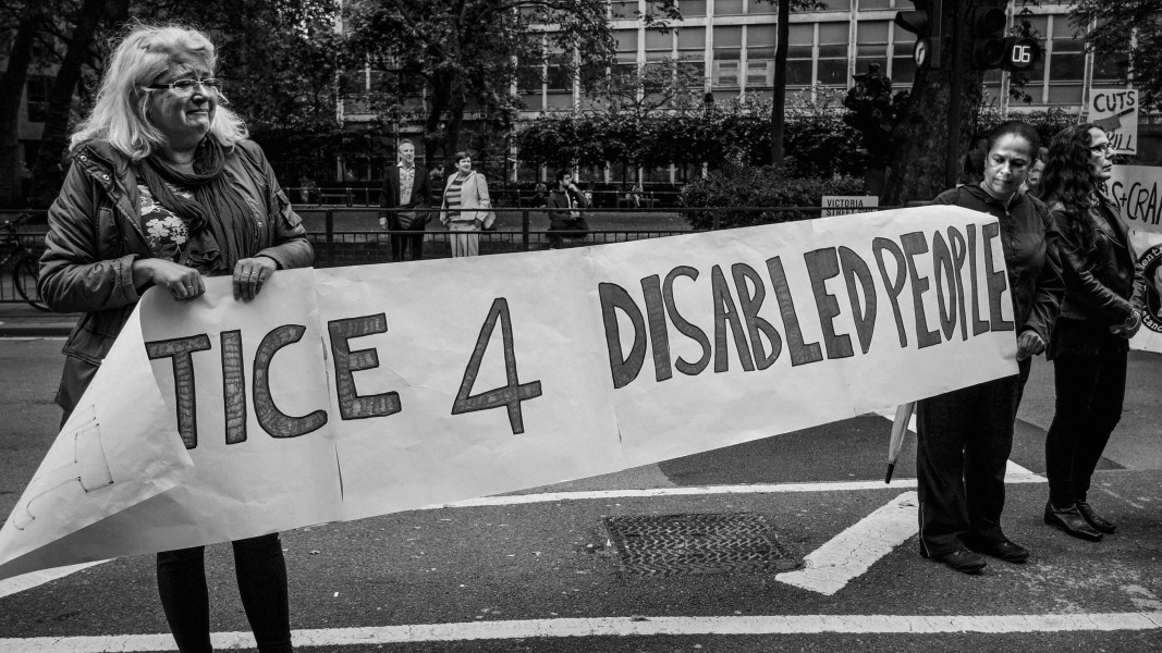 DPAC - PIP Fightback. Day of Action Against PIP. 13th July 2013, London. Part One - March towards DWP Offices. Photographs by Christopher John Ball DPAC - PIP Fightback. Day of Action Against PIP. 13th July 2013, London. Part One - March towards DWP Offices. Photographs by Christopher John Ball