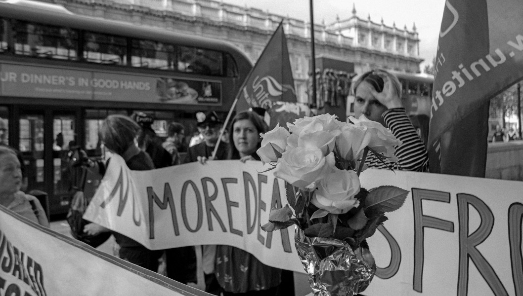 DPAC - Rights Not Games - A Week Of Action - September 4th-10th 2016 Westminster Bridge. the UK became the first country in the world to be investigated by the United Nations for grave and systematic violations of Disabled people’s rights. Photographs by Christopher John Ball