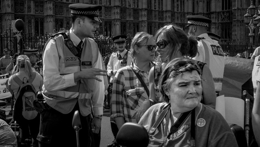 DPAC - Rights Not Games - A Week Of Action - September 4th-10th 2016 Westminster Bridge. the UK became the first country in the world to be investigated by the United Nations for grave and systematic violations of Disabled people’s rights. Photographs by Christopher John Ball - Part Two DPAC - Rights Not Games - A Week Of Action - September 4th-10th 2016 Westminster Bridge. the UK became the first country in the world to be investigated by the United Nations for grave and systematic violations of Disabled people’s rights. Photographs by Christopher John Ball - Part Two