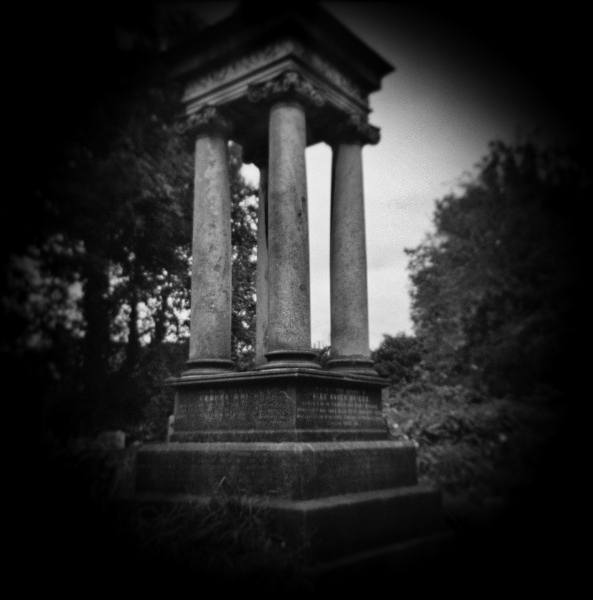 Holga Study of Abney Park in London -1 by Christopher John Ball - Photographer & Writer