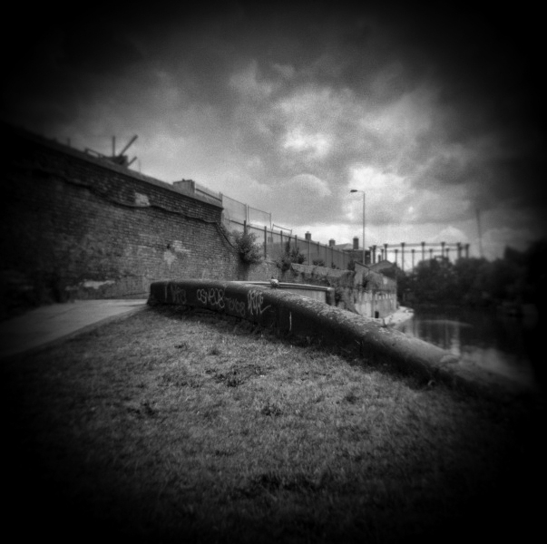 Holga photograph of Canal near Kings Cross, London - 1  by Christopher John Ball - Photographer & Writer