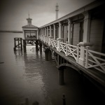 Photographs of Gravesend 'pier' made on a Holga Camera by Christopher John Ball - Photographer & Writer