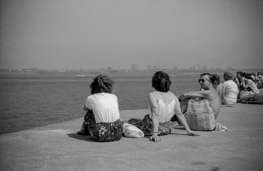 Coastal Pathway, New Brighton 1988 From British Coastal Resorts - Photographic Essay by Christopher John Ball