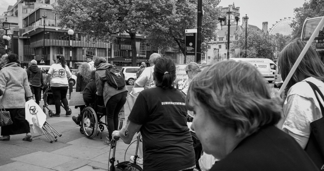 DPAC 'Trash The Tories' Demonstration 2017 General Election, London. 2nd May 2017 - Part Three - March Towards Conservative Party HQ. Photographs by Christopher John Ball DPAC 'Trash The Tories' Demonstration 2017 General Election, London. 2nd May 2017 - Part Three - March Towards Conservative Party HQ.