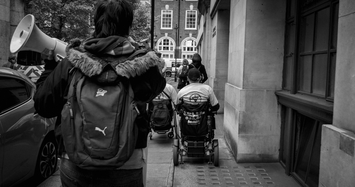 DPAC 'Trash The Tories' Demonstration 2017 General Election, London. 2nd May 2017 - Part Four - Outside Conservative Party HQ.