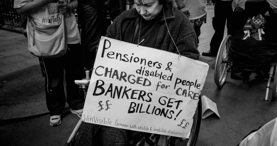 DPAC 'Trash The Tories' Demonstration 2017 General Election, London. 2nd May 2017 - Part Four - Outside Conservative Party HQ. Photographs by Christopher John Ball DPAC 'Trash The Tories' Demonstration 2017 General Election, London. 2nd May 2017 - Part Four - Outside Conservative Party HQ.