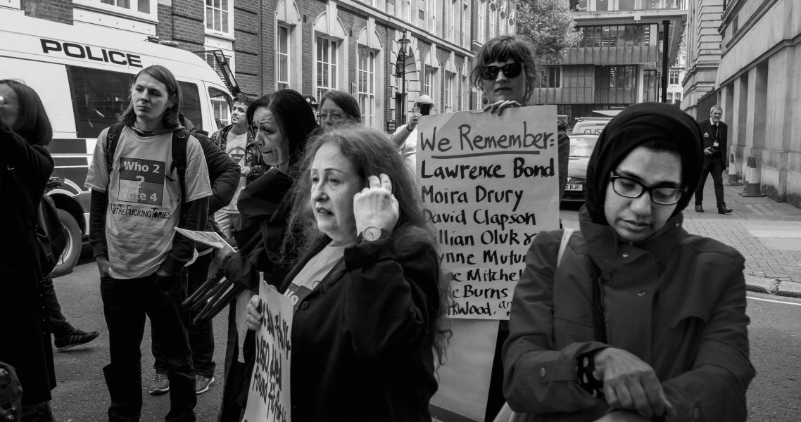DPAC 'Trash The Tories' Demonstration 2017 General Election, London. 2nd May 2017 - Part Four - Outside Conservative Party HQ. Photographs by Christopher John Ball DPAC 'Trash The Tories' Demonstration 2017 General Election, London. 2nd May 2017 - Part Four - Outside Conservative Party HQ.