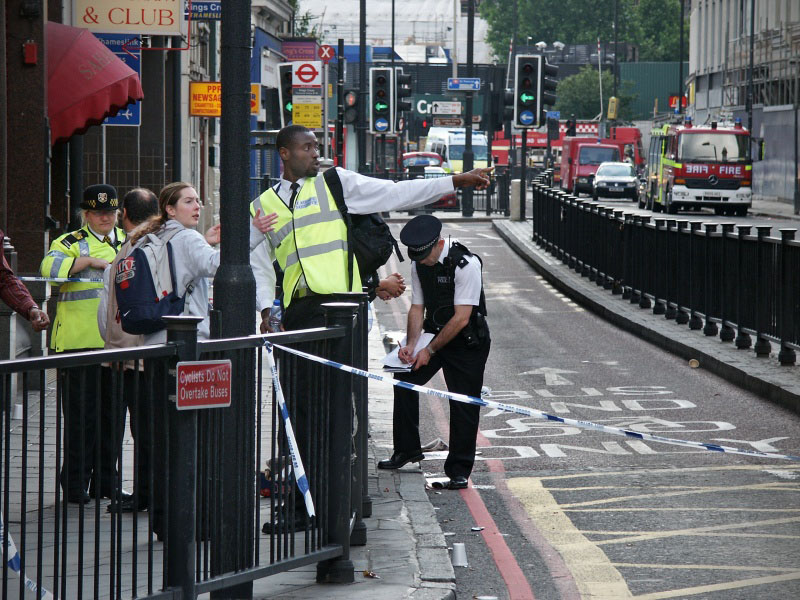 London - A City and its People - Terrorist Bombings, Kings Cross, 7th July 2005 - A photographic study by Christopher John Ball - Photographer and Writer