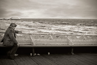 Blackpool North Pier by Christopher John Ball