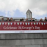 London - A City and its People - St Georges Day Trafalgar Square 2008 - A photographic study by Christopher John Ball - Photographer and Writer