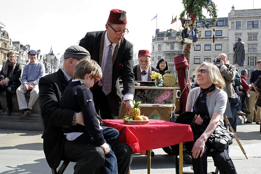 London - A City and its People - St Georges Day Trafalgar Square 2008 - A photographic study by Christopher John Ball - Photographer and Writer